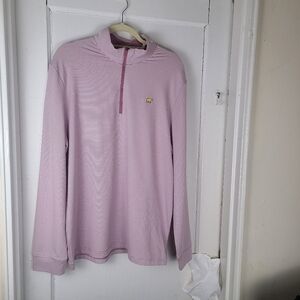 Jack Nicklaus 1/4 Zip Shirt Men's Long-sleeve Large Dusky Orchid UVP/50.